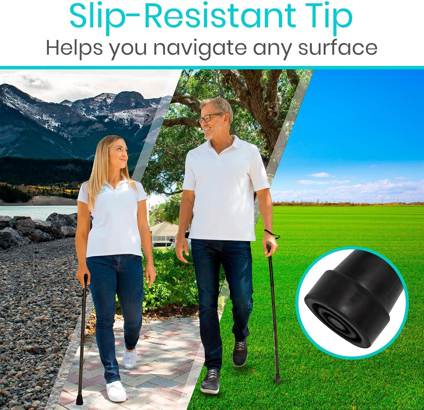 Lightweight Foldable Walking Cane for Men & Women
