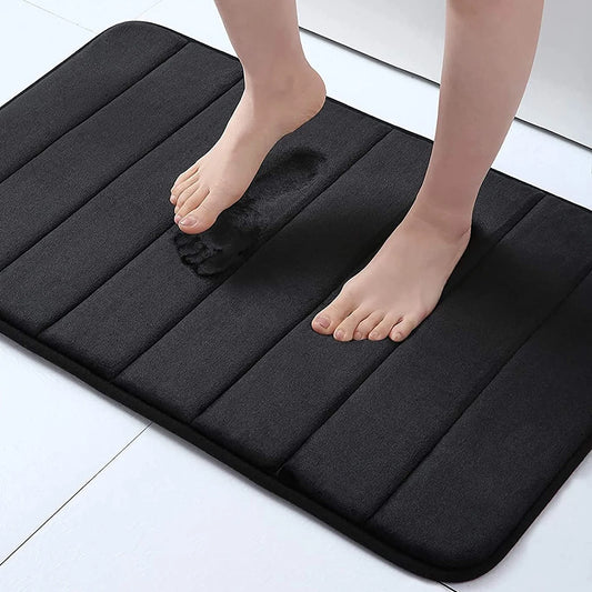 Memory Foam Bathroom Rug - Ultra Soft Absorbent Non-Slip