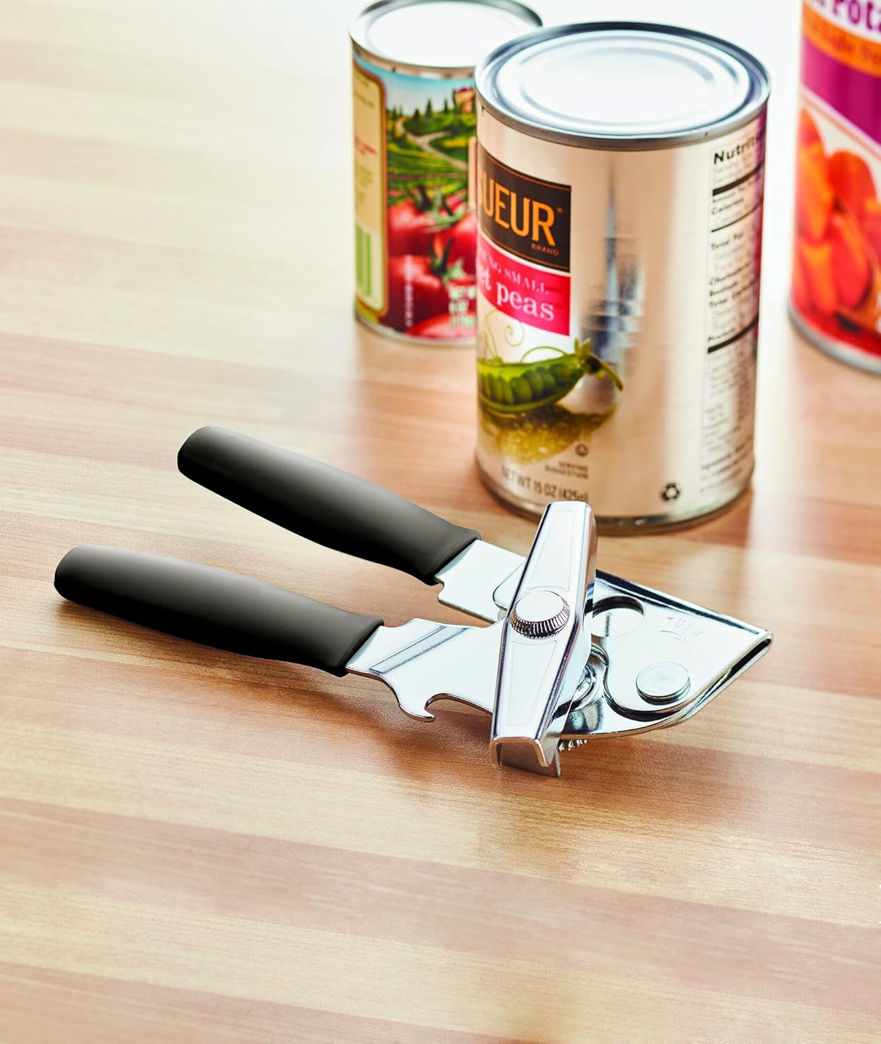 Classic Swing-A-Way Can Opener - All-Steel Manual Bottle Opener