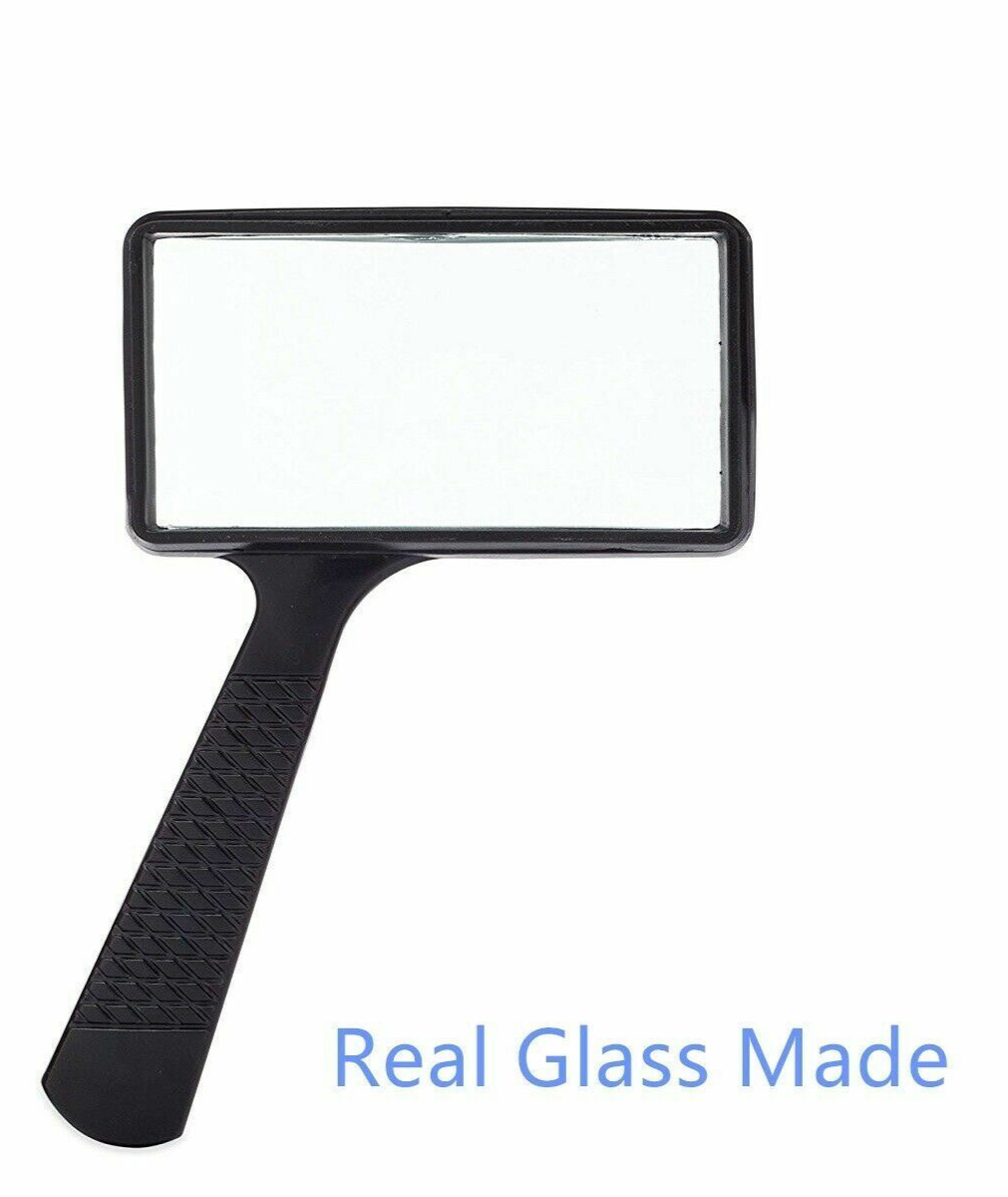 Handheld 3X Magnifying Glass with Optical Lens
