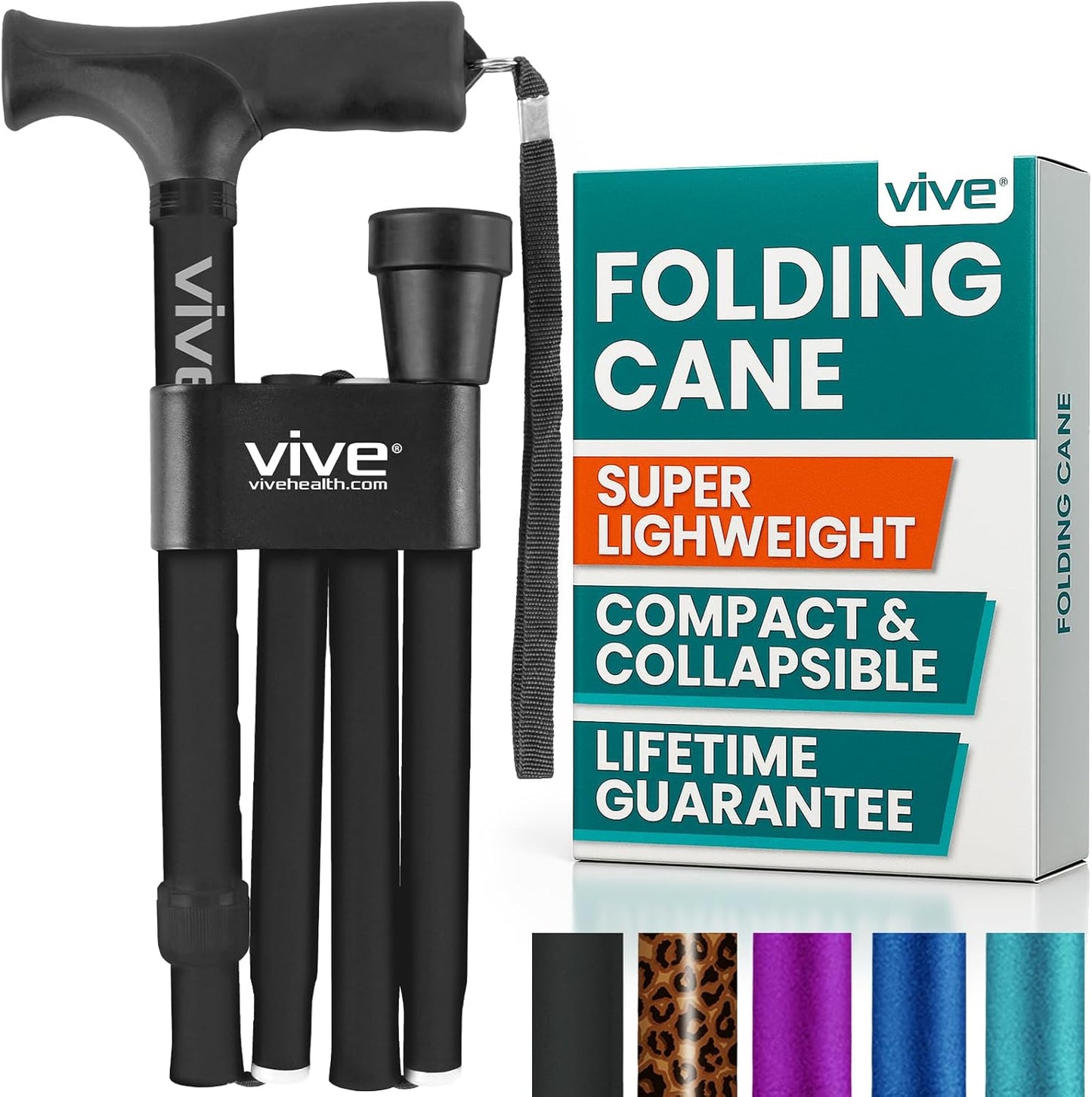 Lightweight Foldable Walking Cane for Men & Women