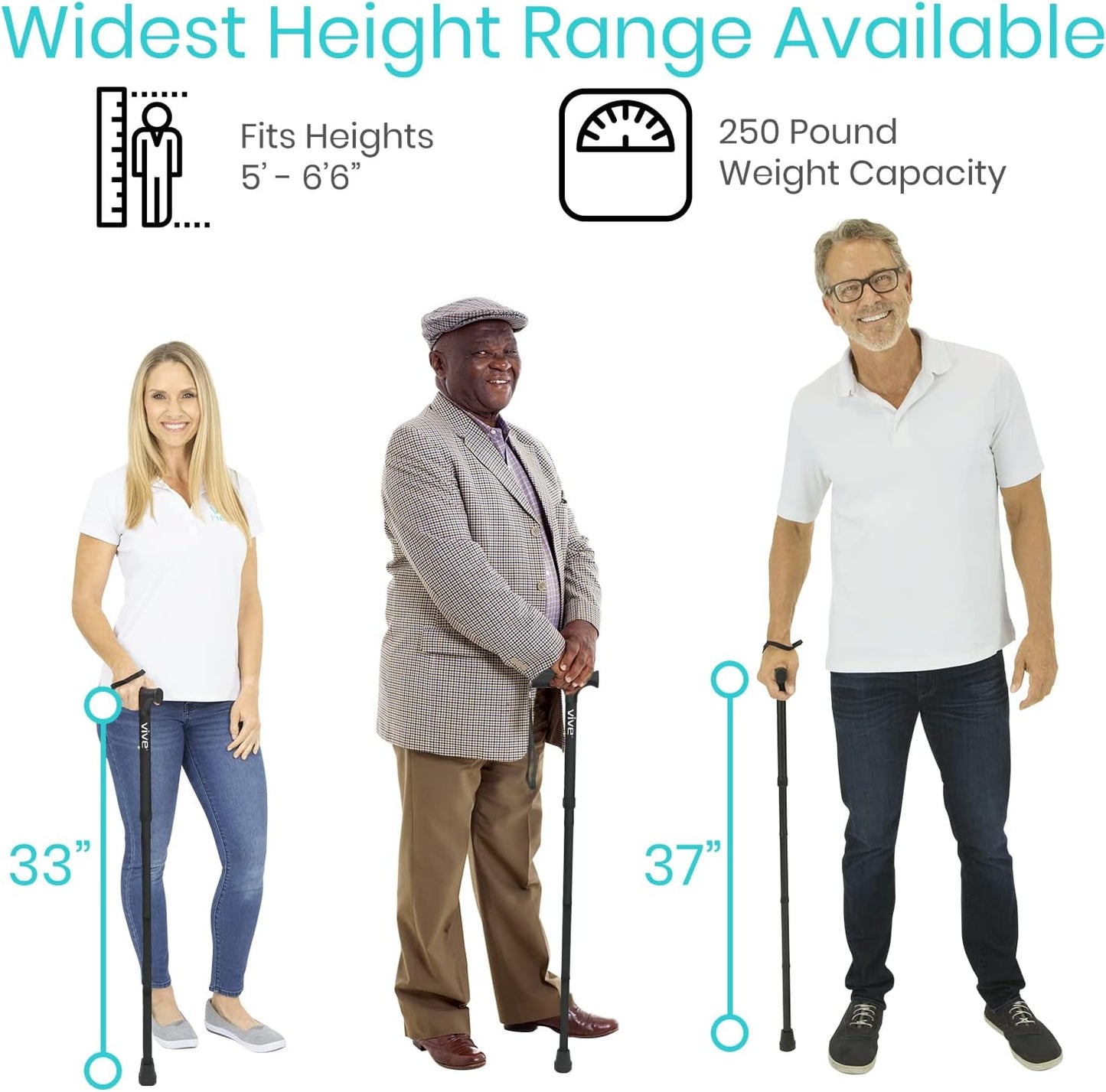 Lightweight Foldable Walking Cane for Men & Women
