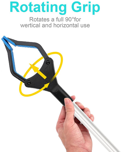 Heavy Duty Reacher Grabber Tool - 32" Folding Reach Aid for Easy Daily Living
