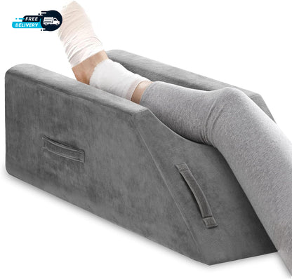 Memory Foam Leg Elevation Pillow - Wedge for Swelling & Circulation