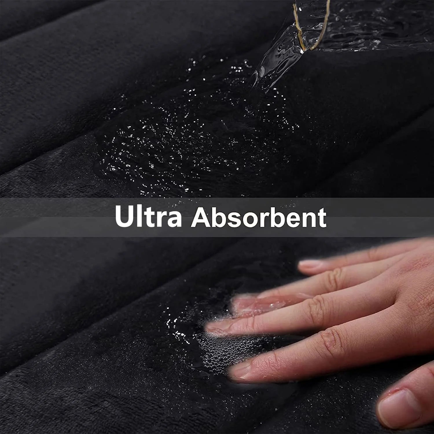 Memory Foam Bathroom Rug - Ultra Soft Absorbent Non-Slip